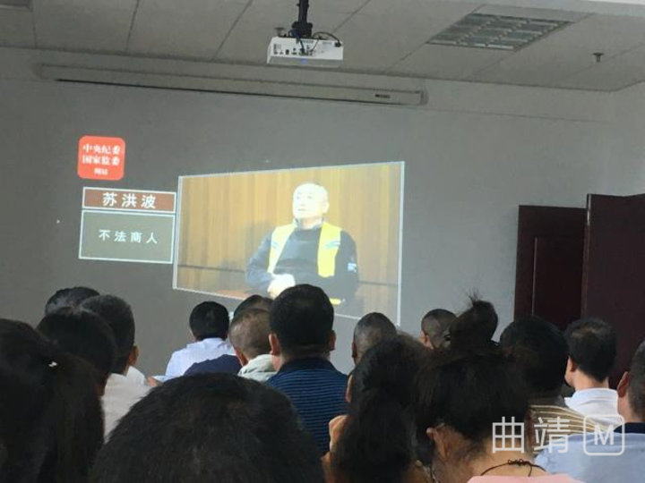 爱体育·体育(中国)官方网站组织公司中高层管理人员观看警示教育片《政治掮客苏洪波》
